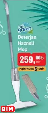 MR. GREEN DETERJAN HAZNELİ MOP MR. GREEN DETERJAN HAZNELİ MOP